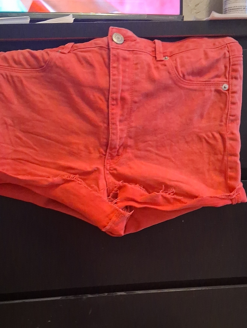 American eagle outfitters short jean shorts pink Size 12